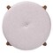 Baxton Studio Iliana Japandi Greyish Beige Fabric and Walnut Brown Finished Wood Ottoman Footstool 233-13165-ZORO - alternate 3